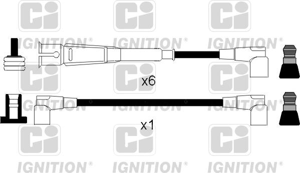 Quinton Hazell XC1019 - Комплект проводов зажигания autosila-amz.com