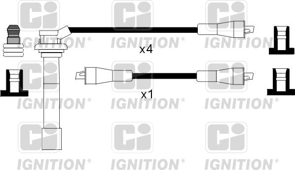 Quinton Hazell XC1018 - Комплект проводов зажигания autosila-amz.com