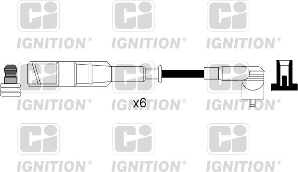 Quinton Hazell XC1088 - Комплект проводов зажигания autosila-amz.com