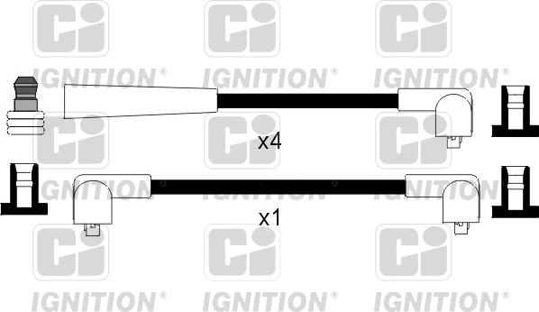 Quinton Hazell XC1082 - Комплект проводов зажигания autosila-amz.com