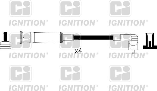 Quinton Hazell XC1039 - Комплект проводов зажигания autosila-amz.com