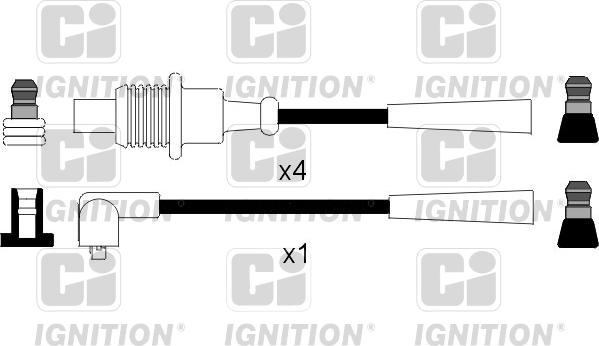 Quinton Hazell XC1032 - Комплект проводов зажигания autosila-amz.com