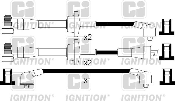 Quinton Hazell XC1029 - Комплект проводов зажигания autosila-amz.com