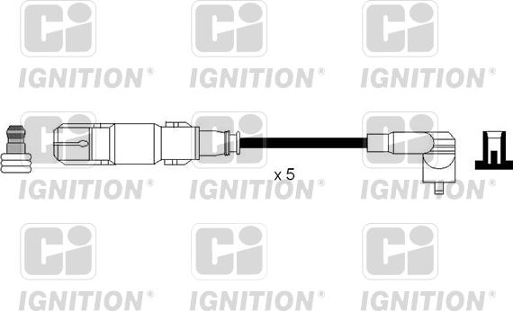 Quinton Hazell XC1195 - Комплект проводов зажигания autosila-amz.com