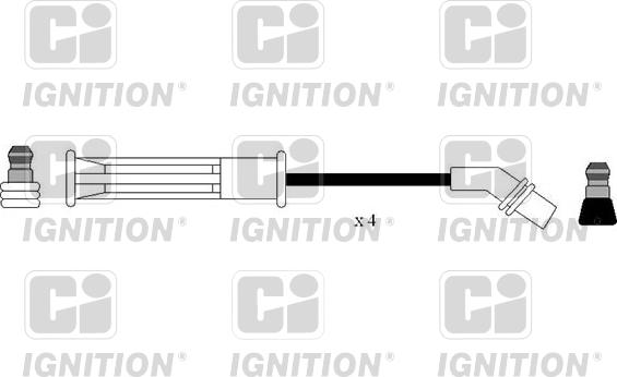 Quinton Hazell XC1192 - Комплект проводов зажигания autosila-amz.com