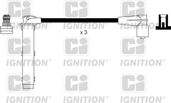 Quinton Hazell XC1141 - Комплект проводов зажигания autosila-amz.com
