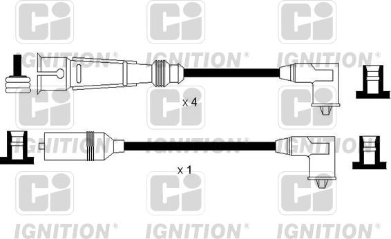 Quinton Hazell XC1160 - Комплект проводов зажигания autosila-amz.com