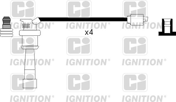 Quinton Hazell XC1113 - Комплект проводов зажигания autosila-amz.com