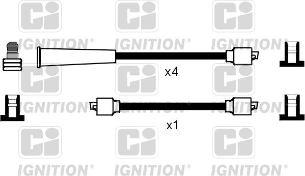 Quinton Hazell XC1117 - Комплект проводов зажигания autosila-amz.com