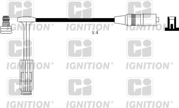 Quinton Hazell XC1136 - Комплект проводов зажигания autosila-amz.com