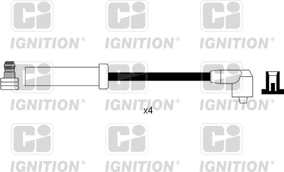 Quinton Hazell XC1126 - Комплект проводов зажигания autosila-amz.com