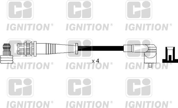 Quinton Hazell XC1128 - Комплект проводов зажигания autosila-amz.com