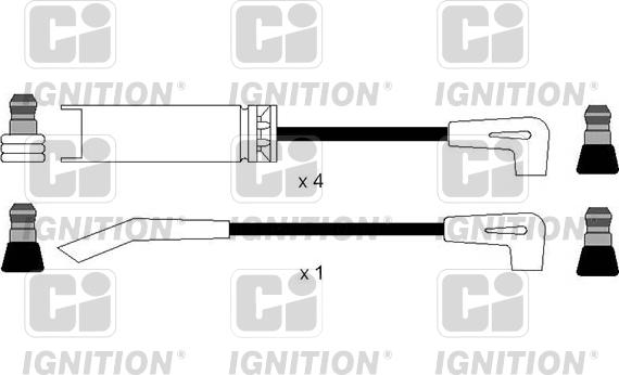 Quinton Hazell XC1127 - Комплект проводов зажигания autosila-amz.com