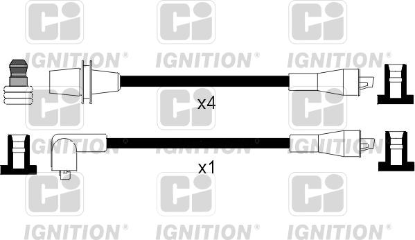 Quinton Hazell XC117 - Комплект проводов зажигания autosila-amz.com