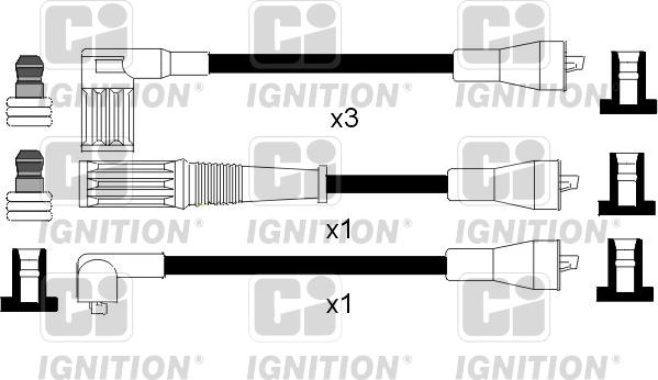 Quinton Hazell XC181 - Комплект проводов зажигания autosila-amz.com