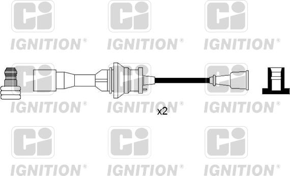Quinton Hazell XC1215 - Комплект проводов зажигания autosila-amz.com