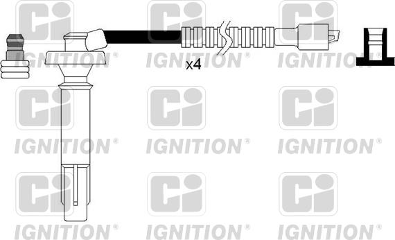 Quinton Hazell XC1218 - Комплект проводов зажигания autosila-amz.com