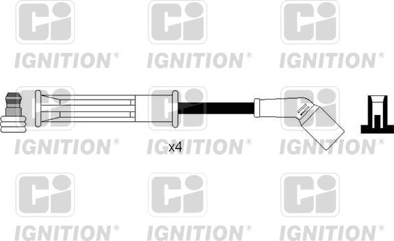 Quinton Hazell XC1234 - Комплект проводов зажигания autosila-amz.com