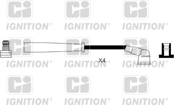 Quinton Hazell XC1232 - Комплект проводов зажигания autosila-amz.com