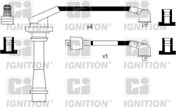 Quinton Hazell XC1222 - Комплект проводов зажигания autosila-amz.com