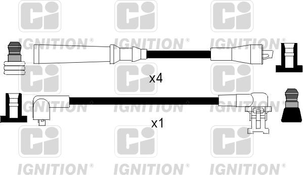 Quinton Hazell XC849 - Комплект проводов зажигания autosila-amz.com