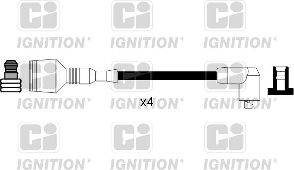 Quinton Hazell XC847 - Комплект проводов зажигания autosila-amz.com