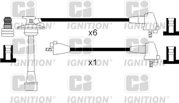 Quinton Hazell XC859 - Комплект проводов зажигания autosila-amz.com