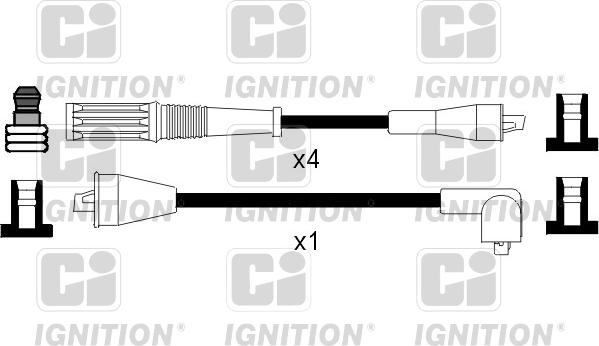 Quinton Hazell XC852 - Комплект проводов зажигания autosila-amz.com