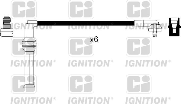 Quinton Hazell XC857 - Комплект проводов зажигания autosila-amz.com