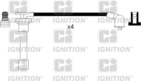 Quinton Hazell XC869 - Комплект проводов зажигания autosila-amz.com