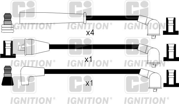 Quinton Hazell XC867 - Комплект проводов зажигания autosila-amz.com