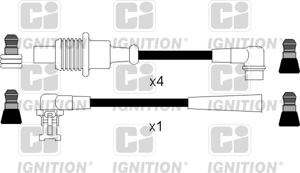 Quinton Hazell XC804 - Комплект проводов зажигания autosila-amz.com
