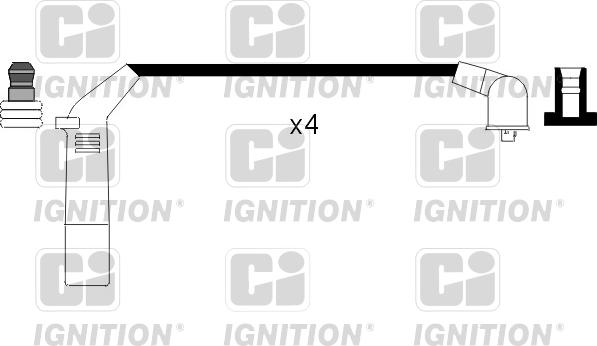 Quinton Hazell XC806 - Комплект проводов зажигания autosila-amz.com