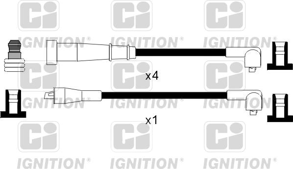 Quinton Hazell XC810 - Комплект проводов зажигания autosila-amz.com