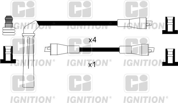 Quinton Hazell XC818 - Комплект проводов зажигания autosila-amz.com