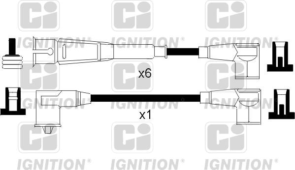 Quinton Hazell XC830 - Комплект проводов зажигания autosila-amz.com