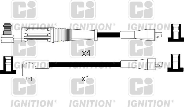 Quinton Hazell XC837 - Комплект проводов зажигания autosila-amz.com