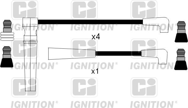 Quinton Hazell XC820 - Комплект проводов зажигания autosila-amz.com