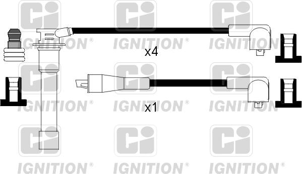 Quinton Hazell XC821 - Комплект проводов зажигания autosila-amz.com