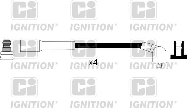 Quinton Hazell XC876 - Комплект проводов зажигания autosila-amz.com