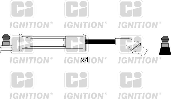 Quinton Hazell XC871 - Комплект проводов зажигания autosila-amz.com