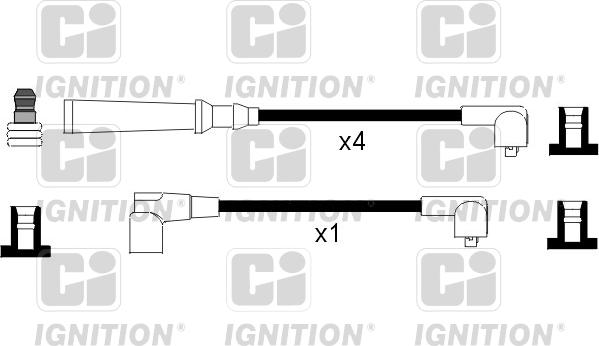 Quinton Hazell XC346 - Комплект проводов зажигания autosila-amz.com