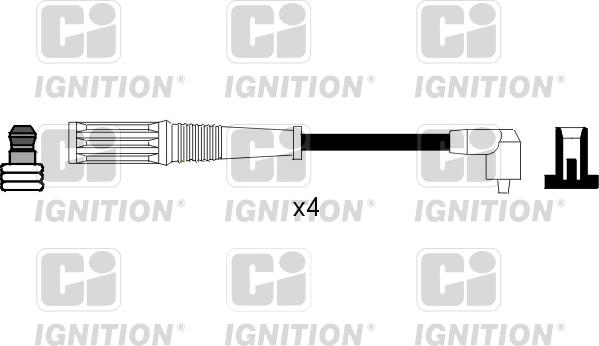 Quinton Hazell XC375 - Комплект проводов зажигания autosila-amz.com