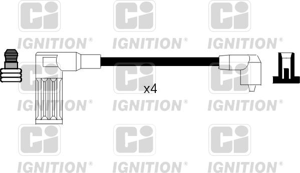 Quinton Hazell XC377 - Комплект проводов зажигания autosila-amz.com