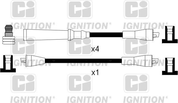 Quinton Hazell XC265 - Комплект проводов зажигания autosila-amz.com