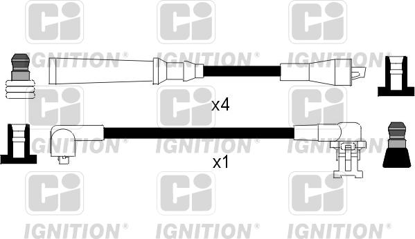 Quinton Hazell XC267 - Комплект проводов зажигания autosila-amz.com
