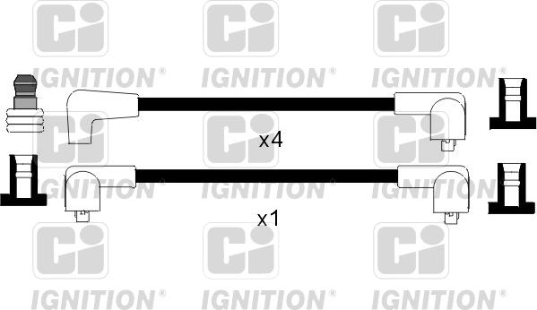 Quinton Hazell XC206 - Комплект проводов зажигания autosila-amz.com