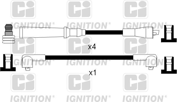 Quinton Hazell XC271 - Комплект проводов зажигания autosila-amz.com