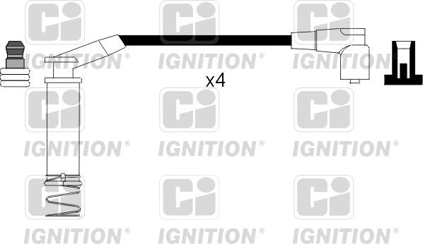 Quinton Hazell XC795 - Комплект проводов зажигания autosila-amz.com