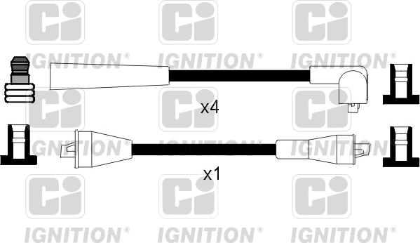 Quinton Hazell XC791 - Комплект проводов зажигания autosila-amz.com